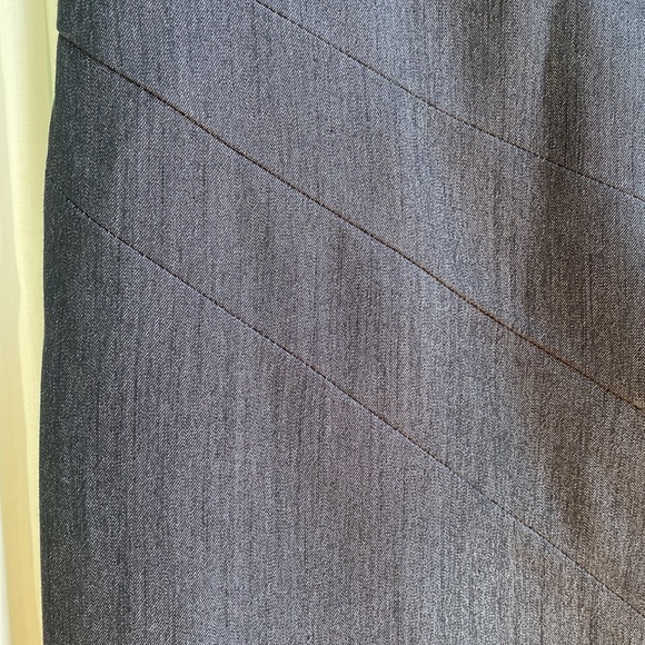 Calvin Klein - size 8 - easy shift dress - beautiful blue w texture - Picture 2 of 6